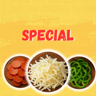 3 Toppings Special